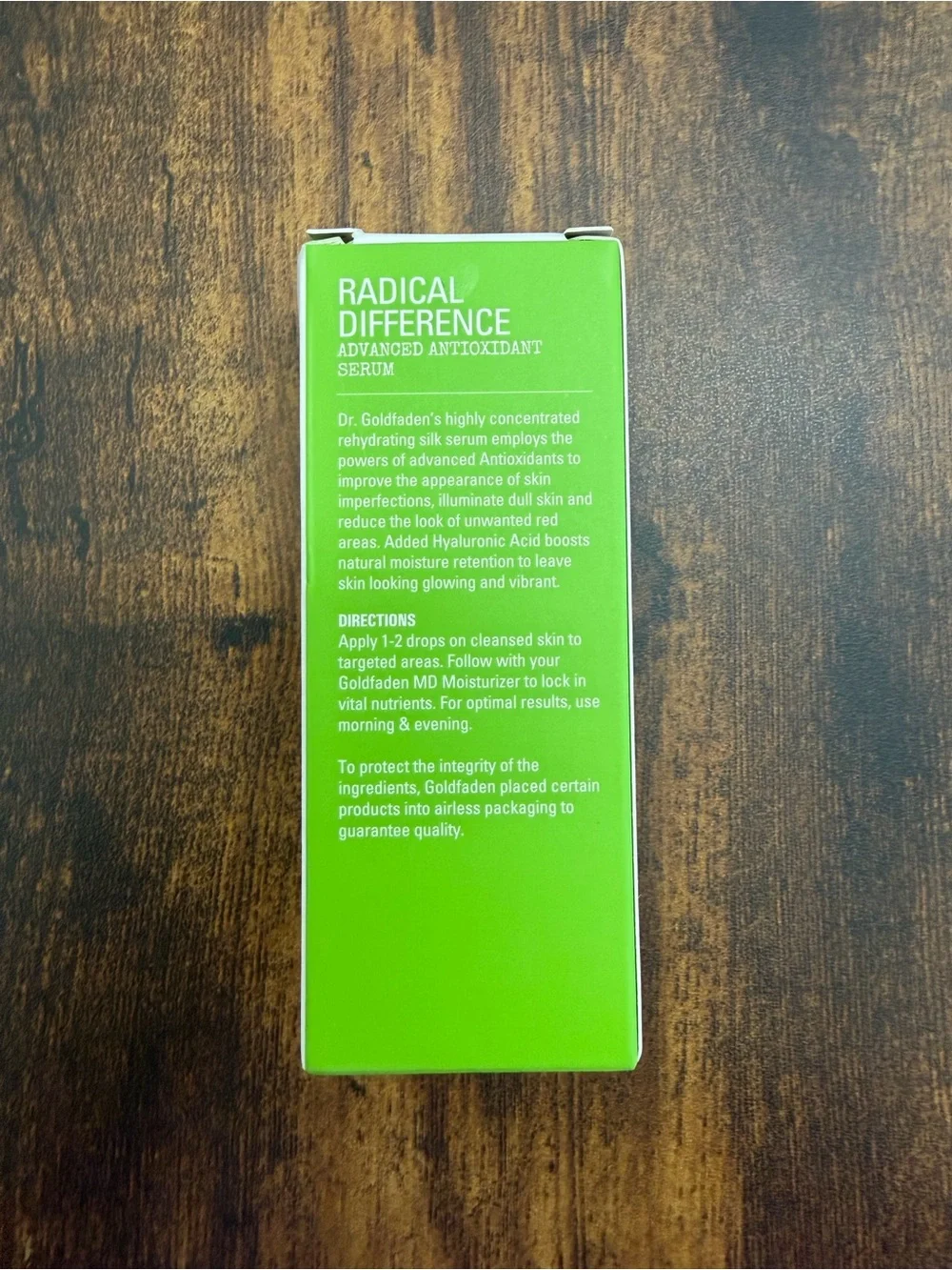 NEW Goldfaden MD Radical Difference Advanced Antioxidant Serum - 1 Fl oz / 30mL